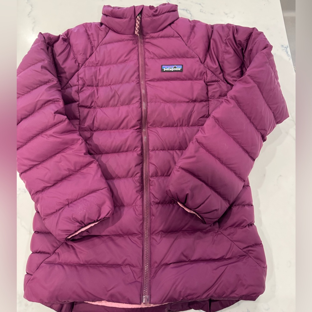 Patagonia Kids Down Puffer Jacket Size M 10